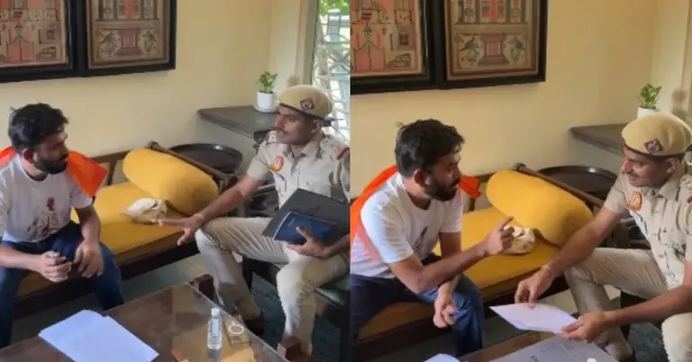 সিজেপি নেতা অভিজিৎ দীপকের দিল্লির বাসভবনে পুলিশ, বিক্ষোভ মিছিল নিষিদ্ধের নোটিশ দিচ্ছে